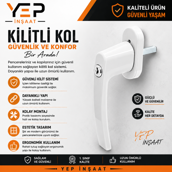 Pimapen Pencere Kolu (Kilitli)